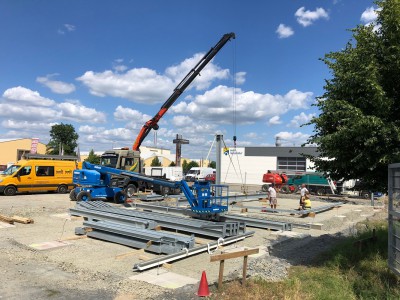 Termingerechte Übergabe an den Stahlbau