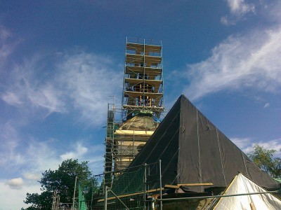 Sanierung der Kirche in Börnersdorf 