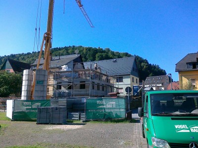 Wiederaufbau Fährhaus in Krippen