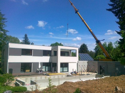 Neubau Poolhaus mit Pool in Bischofswerda