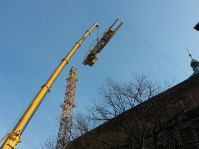 Sicherung Dach Kirchenschiff 