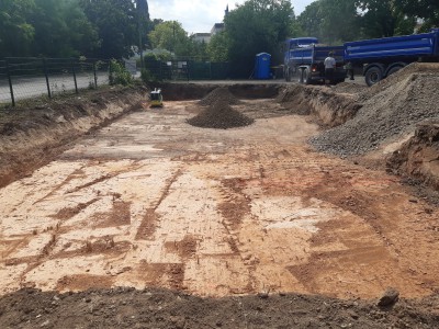 Einbau Gründungspolster