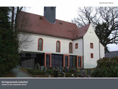 Anbau Kirche Liebethal, Visualisierung