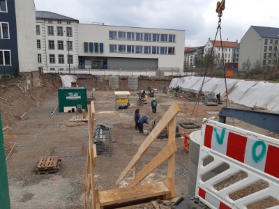 Der Rohbau beginnt