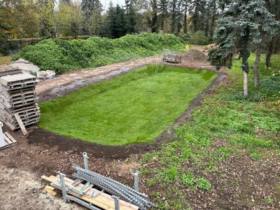 Die Rigole zur unterirdischen Regenwasserversickerung