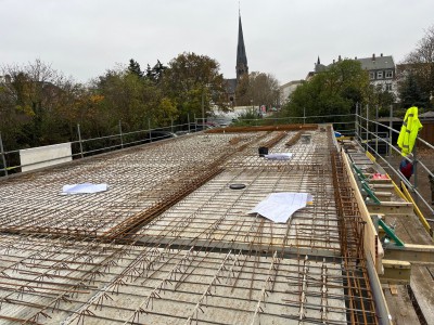 Bewehrung der Filigrandecke