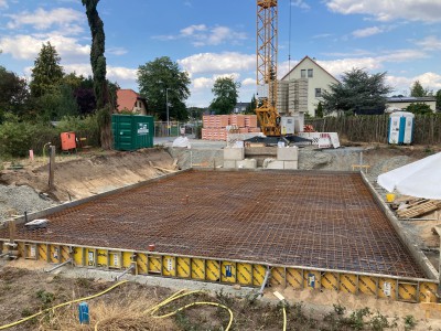 Fertige Bewehrung, der Beton kann kommen