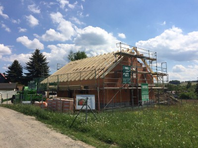 Einfamilienhaus im Rohbau