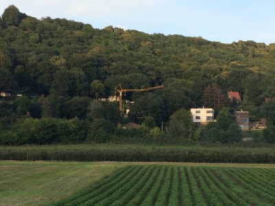 Blick auf Baustelle