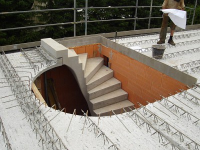 Treppen und Balkone aus Beton